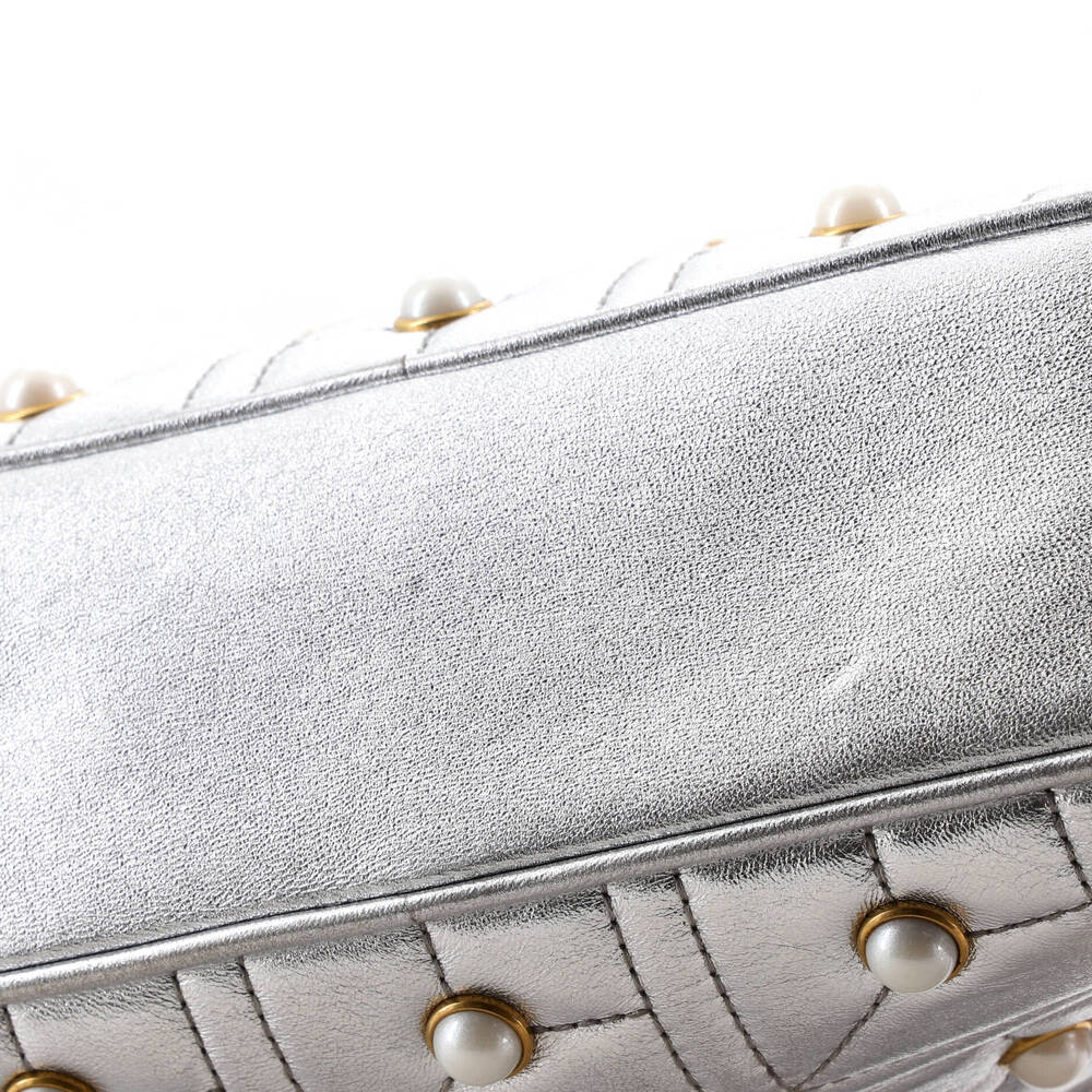 Gucci Pearly Gg Marmont Shoulder Bag #254183G13B - Picture 6 of 8